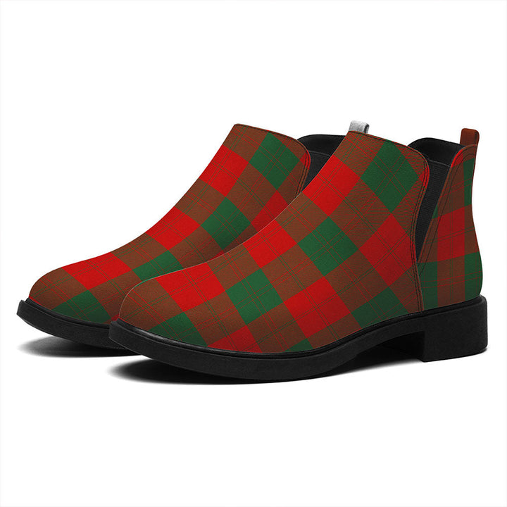 Erskine Tartan Flat Ankle Boots