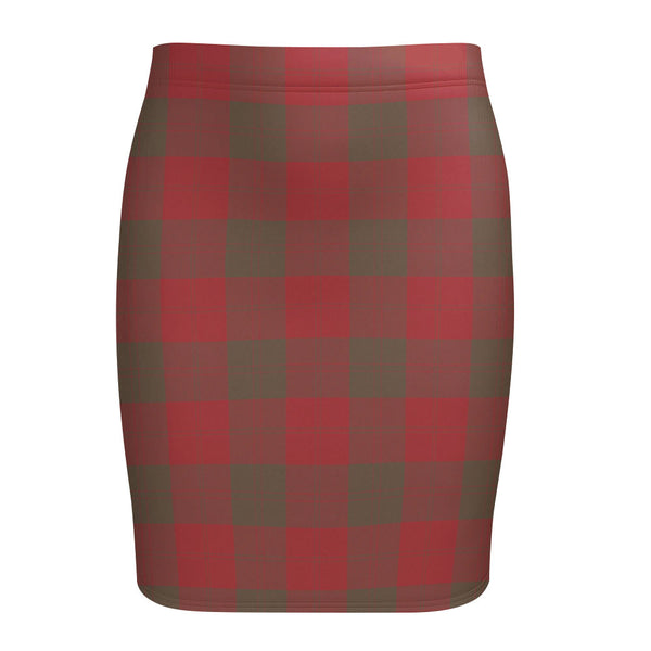 Erskine Weathered Tartan Fitted Skirt