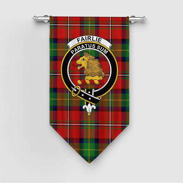 Fairlie Modern Clan Badge Tartan Gonfalon