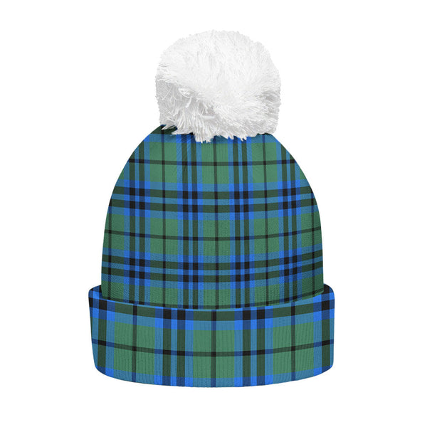 Falconer Clan Badge Tartan Bobble Beanie Hat