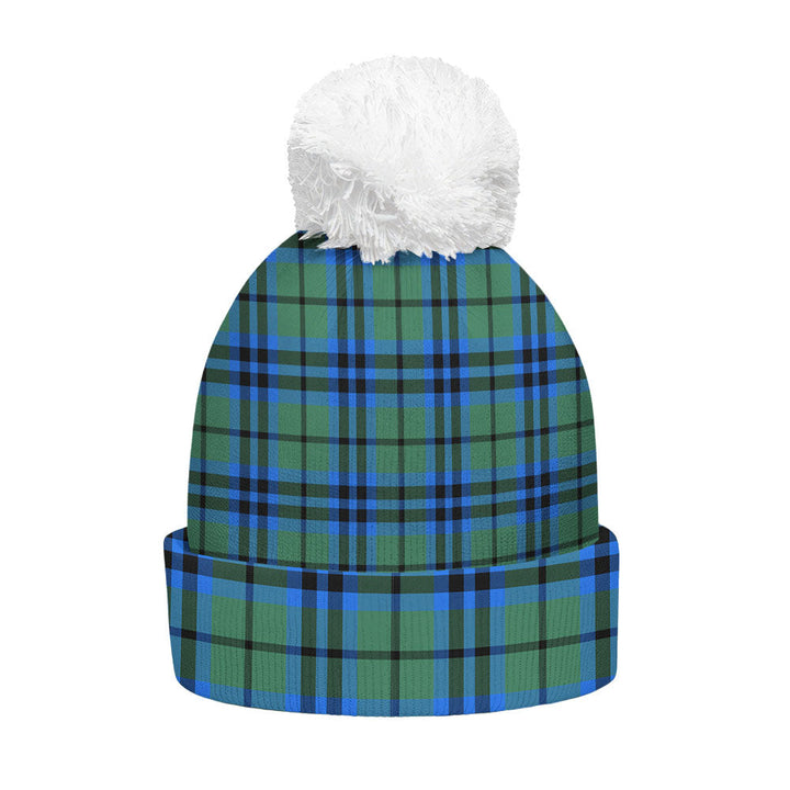 Falconer Clan Badge Tartan Bobble Beanie Hat