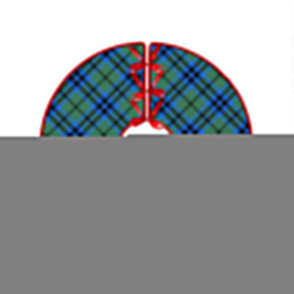 Falconer Clan Badge Tartan Christmas Tree Skirt
