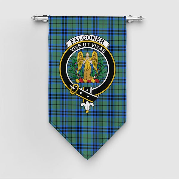 Falconer Clan Badge Tartan Gonfalon