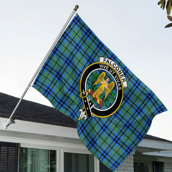 Falconer Clan Badge Tartan House Flag