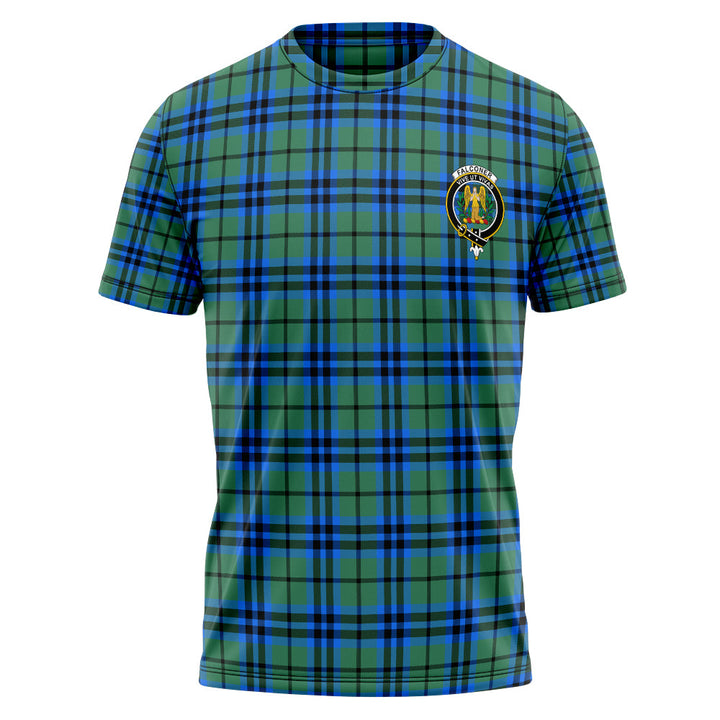 Falconer Clan Badge Tartan T-Shirt