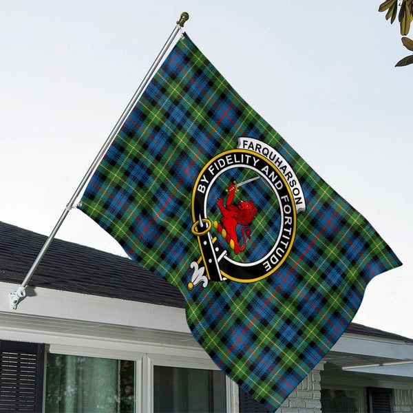 Farquharson Ancient Clan Badge Tartan House Flag