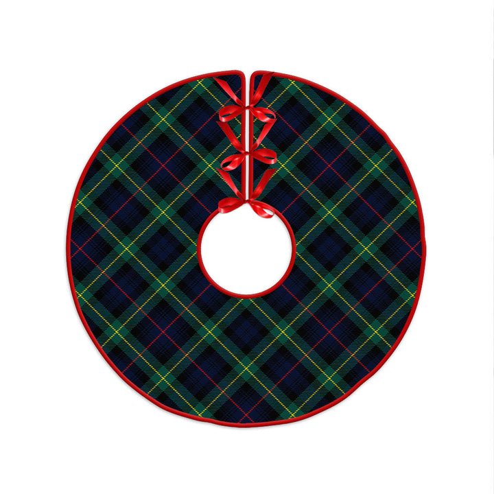 Farquharson Modern Clan Badge Tartan Christmas Tree Skirt