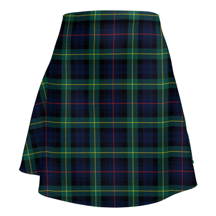 Farquharson Modern Clan Badge Tartan Flared Skirt