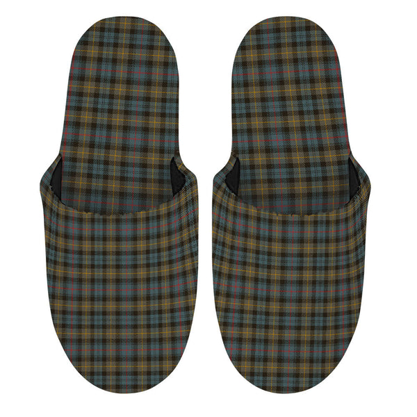 Farquharson Weathered Clan Badge Tartan Mop Slippers