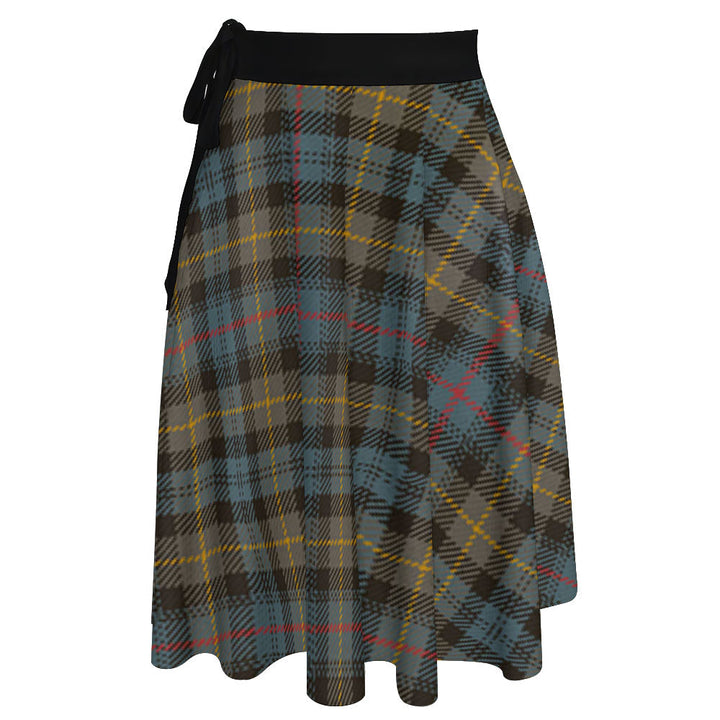 Farquharson Weathered Tartan Wrap Skirt