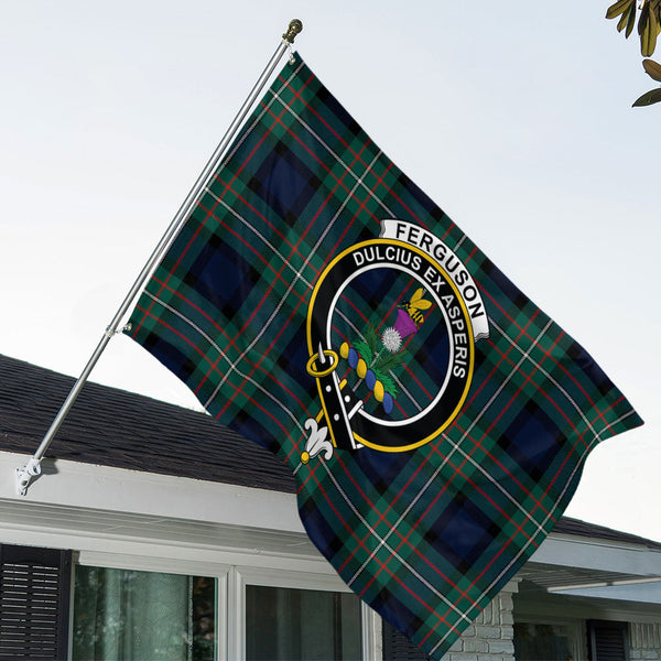 Ferguson Modern Clan Badge Tartan House Flag