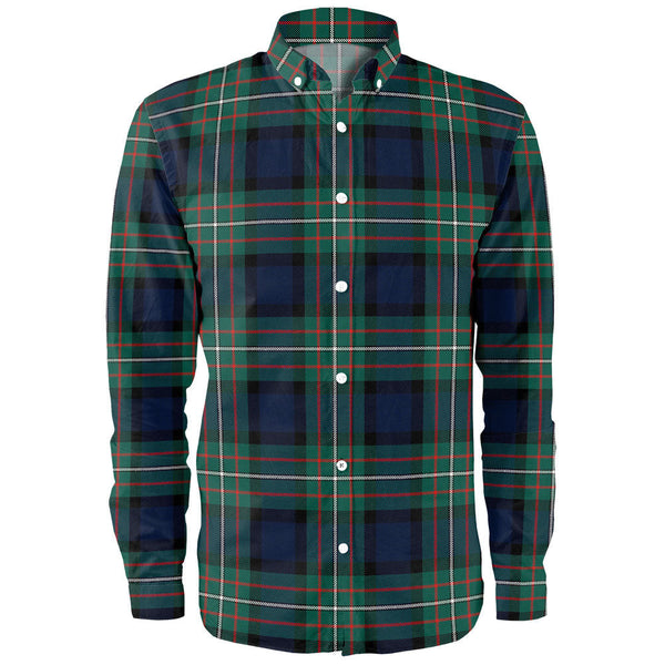 Ferguson Modern Clan Badge Tartan Long Sleeve Shirt