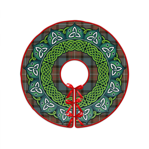 Ferguson Weathered Clan Badge Tartan Christmas Tree Skirt Heritage Holiday Decor
