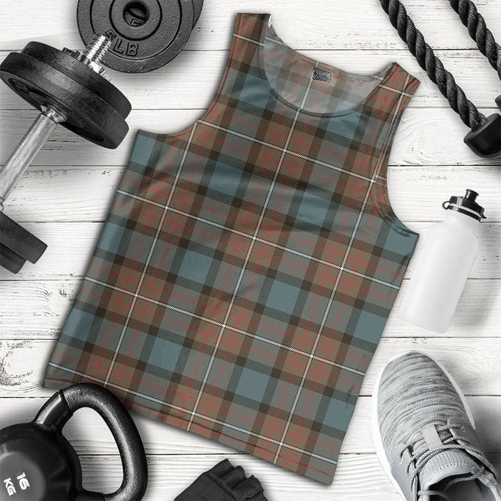 Ferguson Weathered Clan Badge Tartan Men Tank Top