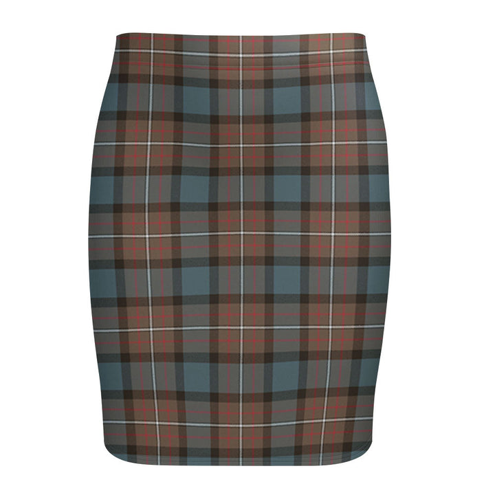 Ferguson Weathered Tartan Fitted Skirt