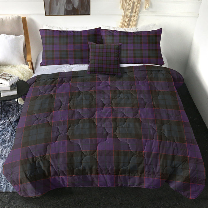 Ferguson of Balquhidder Weathered Clan Badge Tartan Comforter
