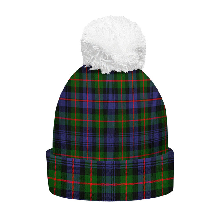 Fleming Clan Badge Tartan Bobble Beanie Hat