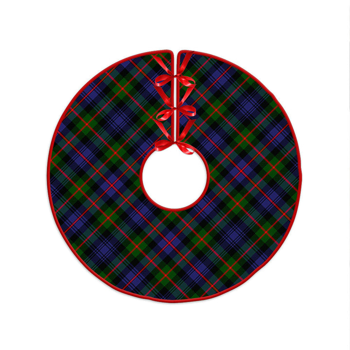 Fleming Clan Badge Tartan Christmas Tree Skirt