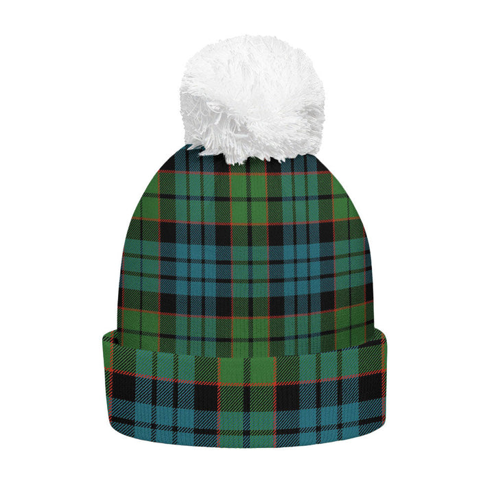 Fletcher Family Ancient Clan Badge Tartan Bobble Beanie Hat