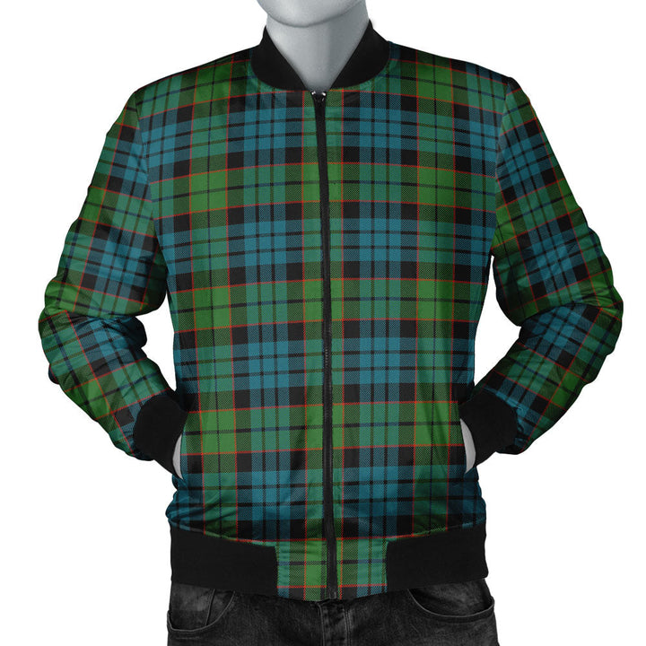 Fletcher Family Ancient Clan Badge Tartan Bomber Jacket
