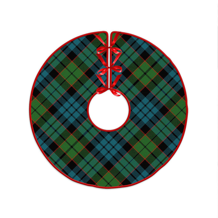 Fletcher Family Ancient Clan Badge Tartan Christmas Tree Skirt