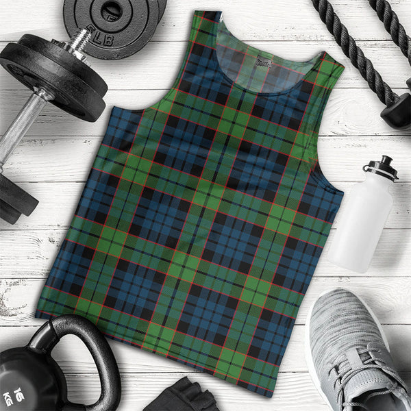 Fletcher Family Modern Clan Badge Tartan Men Tank Top