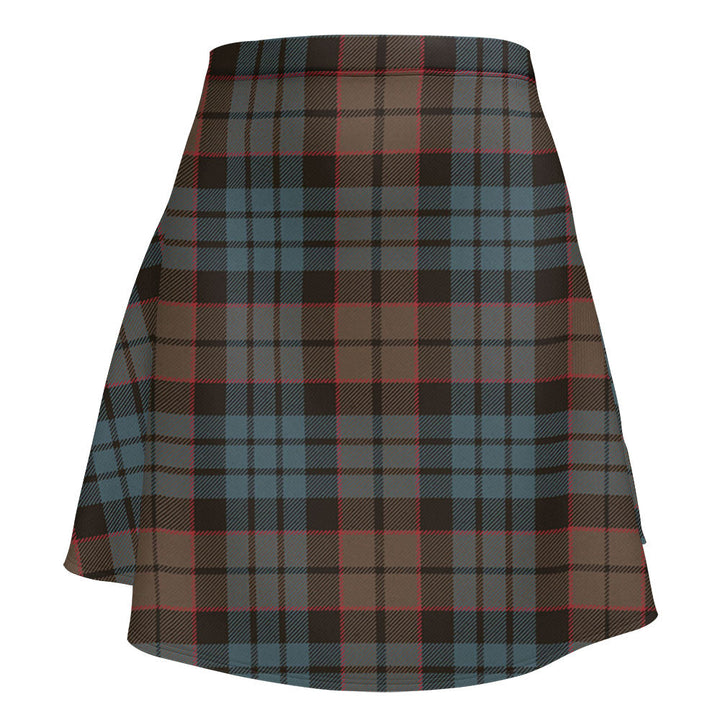 Fletcher Family Weathered Clan Badge Tartan Flared Skirt