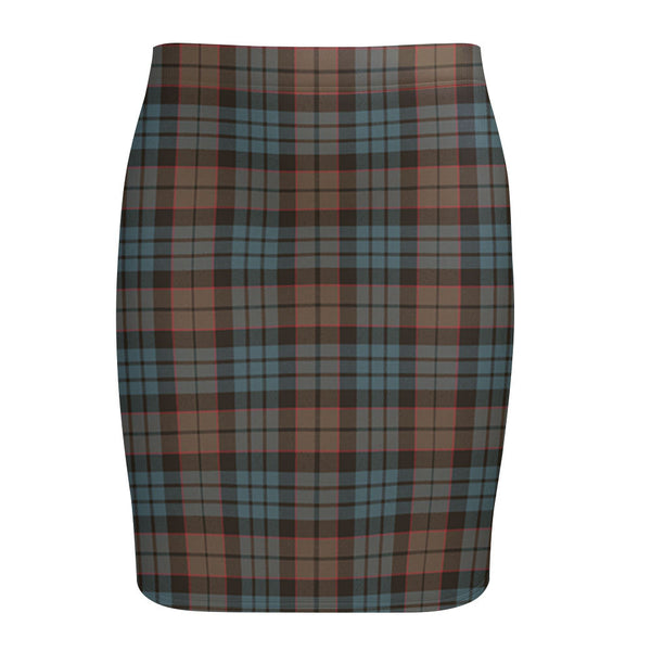 Fletcher Family Weathered Tartan Fitted Skirt