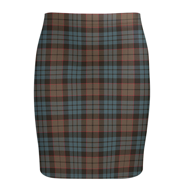 Fletcher Family Weathered Tartan Fitted Skirt