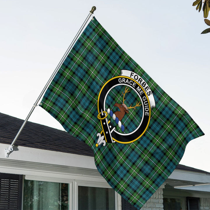 Forbes Ancient Clan Badge Tartan House Flag