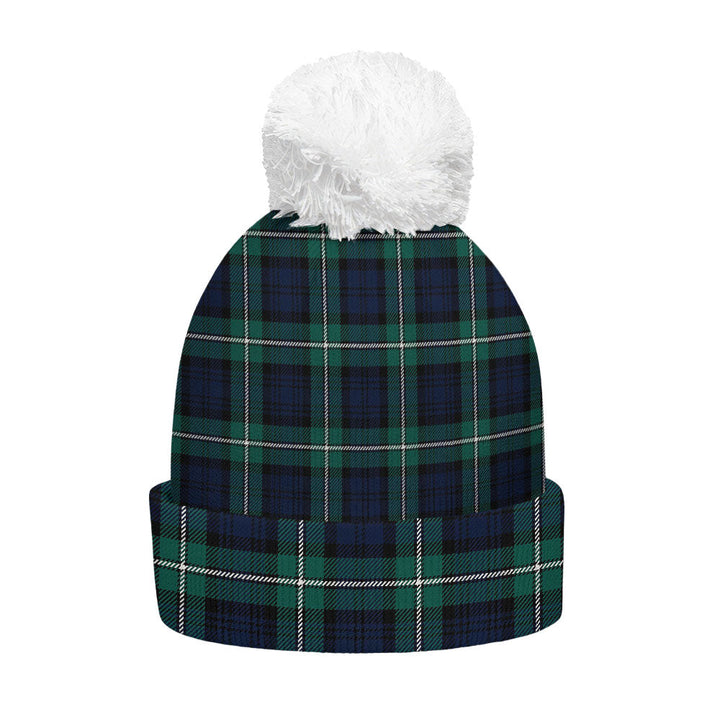 Forbes Modern Clan Badge Tartan Bobble Beanie Hat