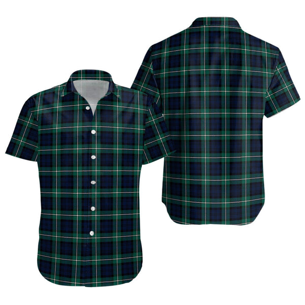 Forbes Modern Clan Badge Tartan Short Sleeve Shirt
