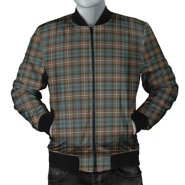 Forbes Weathered Clan Badge Tartan Bomber Jacket