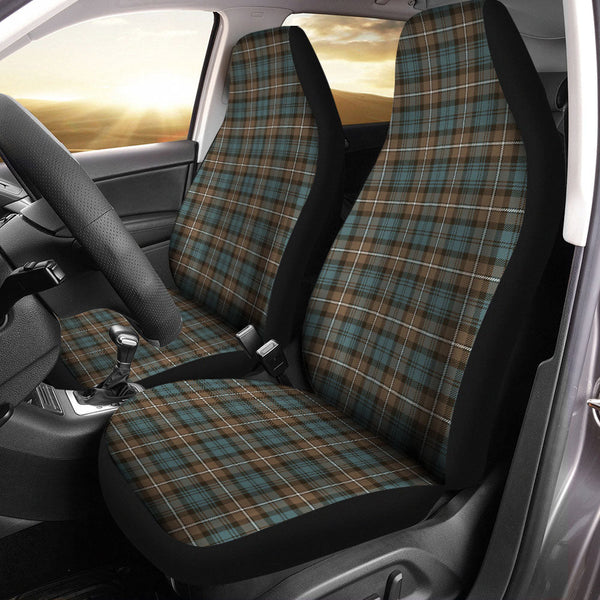 Forbes Weathered Clan Badge Tartan Car Seat Covers