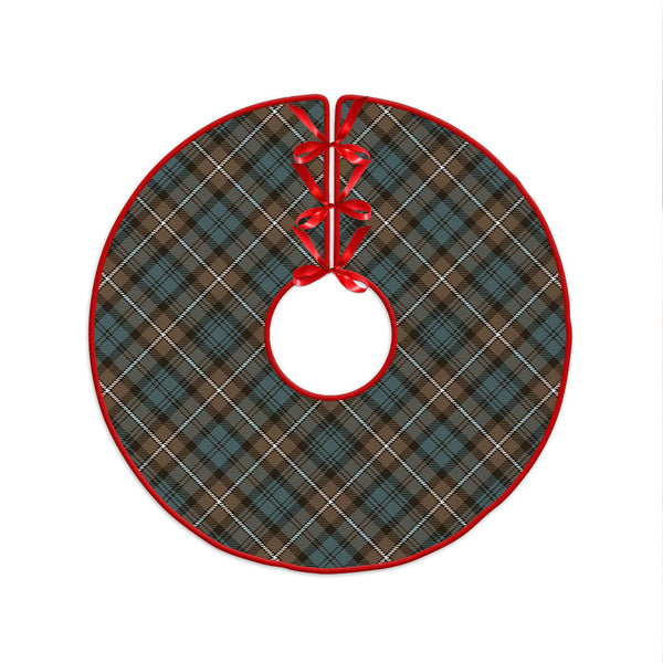 Forbes Weathered Clan Badge Tartan Christmas Tree Skirt