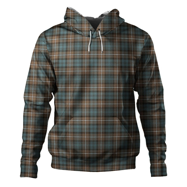 Forbes Weathered Clan Badge Tartan Hoodie
