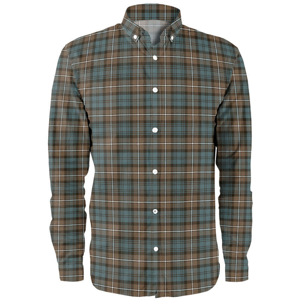 Forbes Weathered Clan Badge Tartan Long Sleeve Shirt