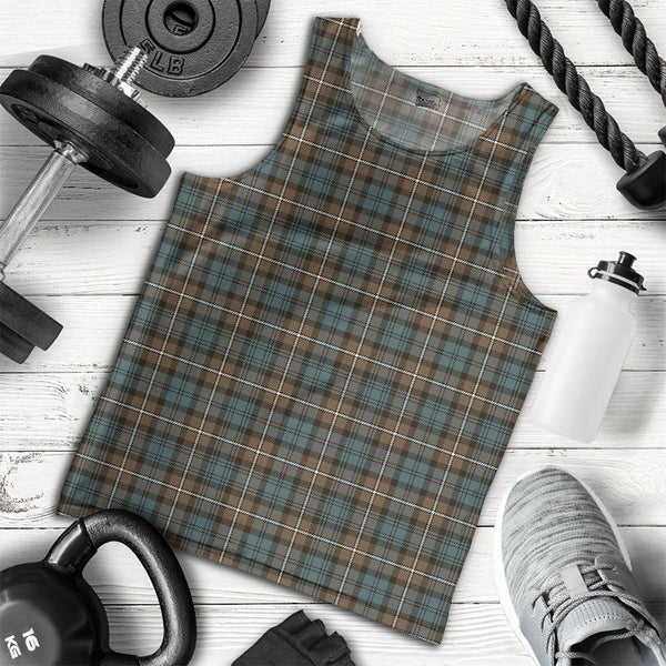 Forbes Weathered Clan Badge Tartan Men Tank Top