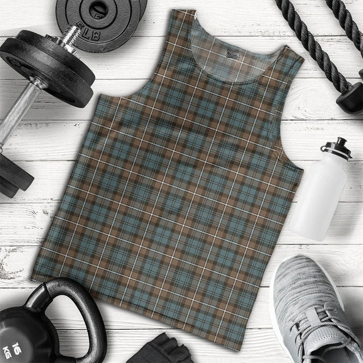 Forbes Weathered Clan Badge Tartan Men Tank Top