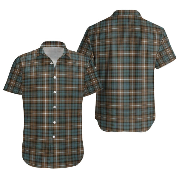 Forbes Weathered Clan Badge Tartan Short Sleeve Shirt
