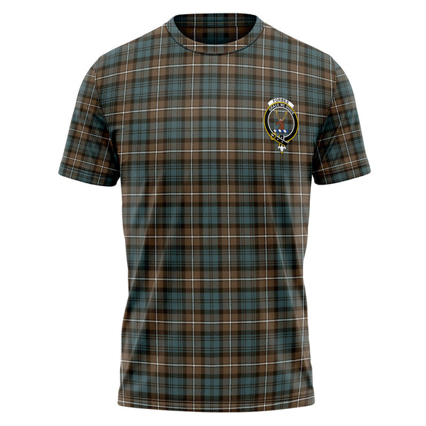 Forbes Weathered Clan Badge Tartan T-Shirt