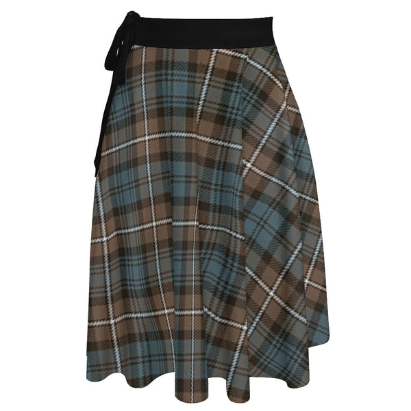 Forbes Weathered Tartan Wrap Skirt