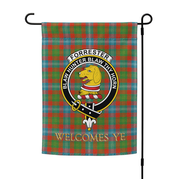 Forrester Ancient Clan Badge Tartan Garden Flag