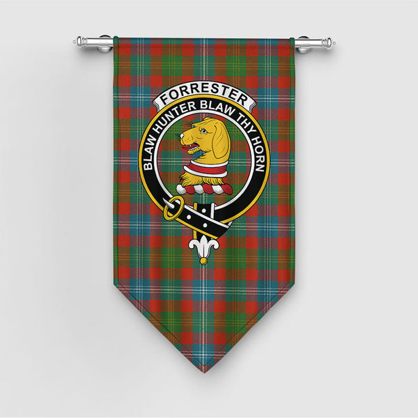 Forrester Ancient Clan Badge Tartan Gonfalon