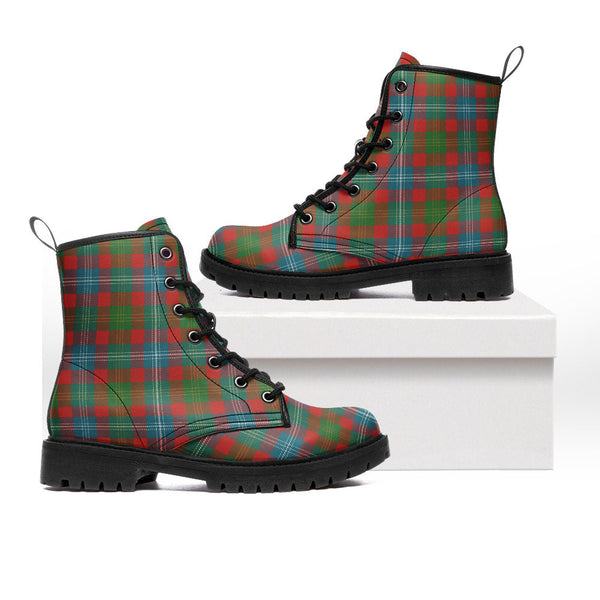 Forrester Ancient Clan Badge Tartan Leather Boots
