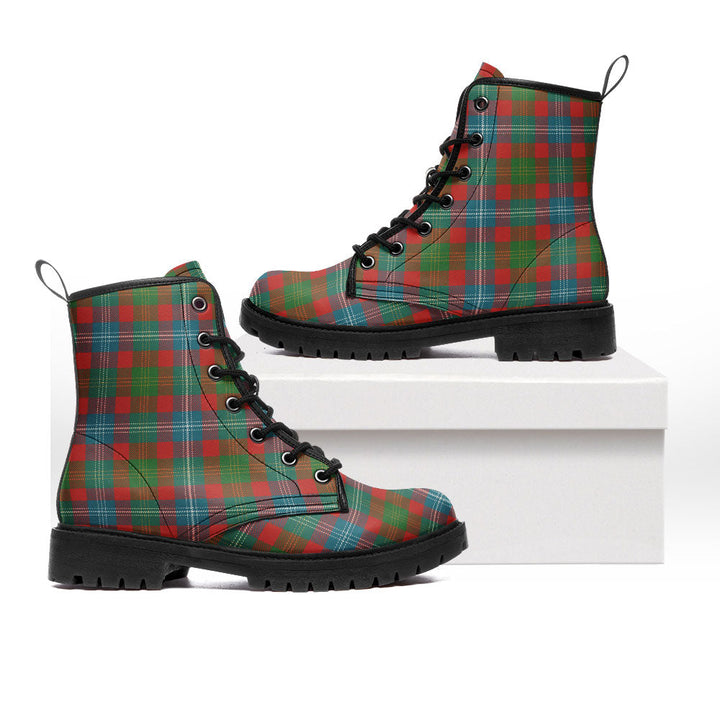 Forrester Ancient Clan Badge Tartan Leather Boots