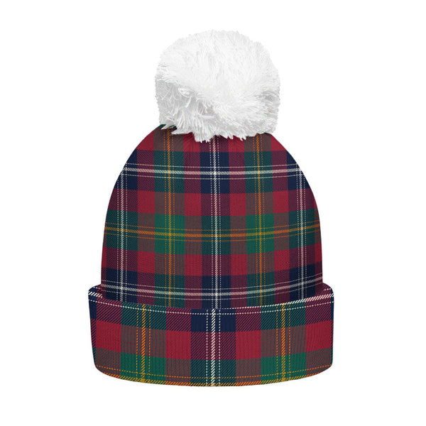 Forrester Modern Clan Badge Tartan Bobble Beanie Hat