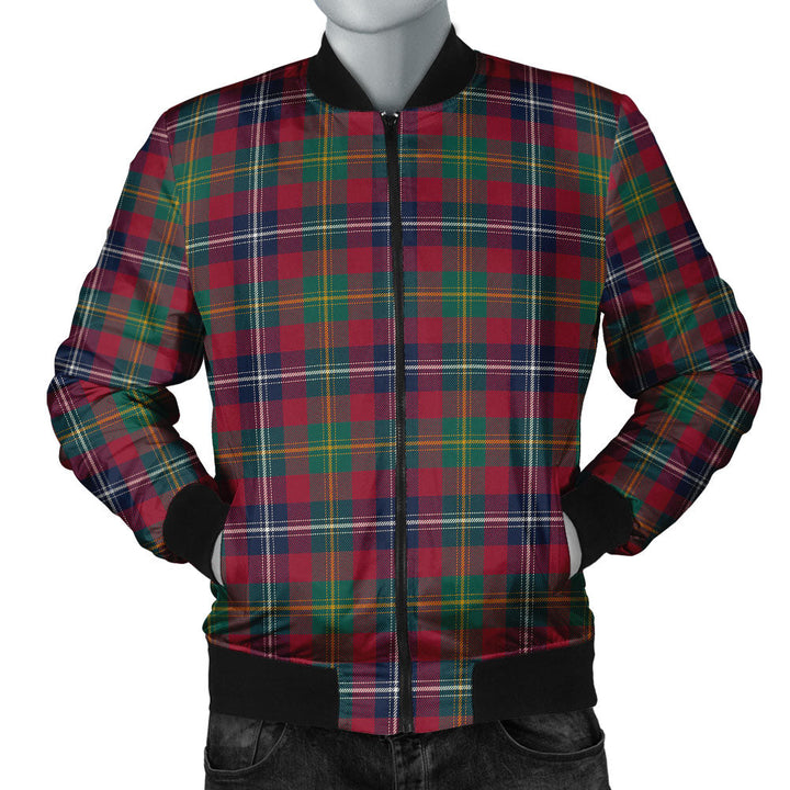 Forrester Modern Clan Badge Tartan Bomber Jacket