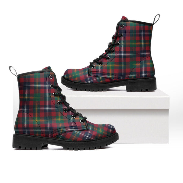 Forrester Modern Clan Badge Tartan Leather Boots