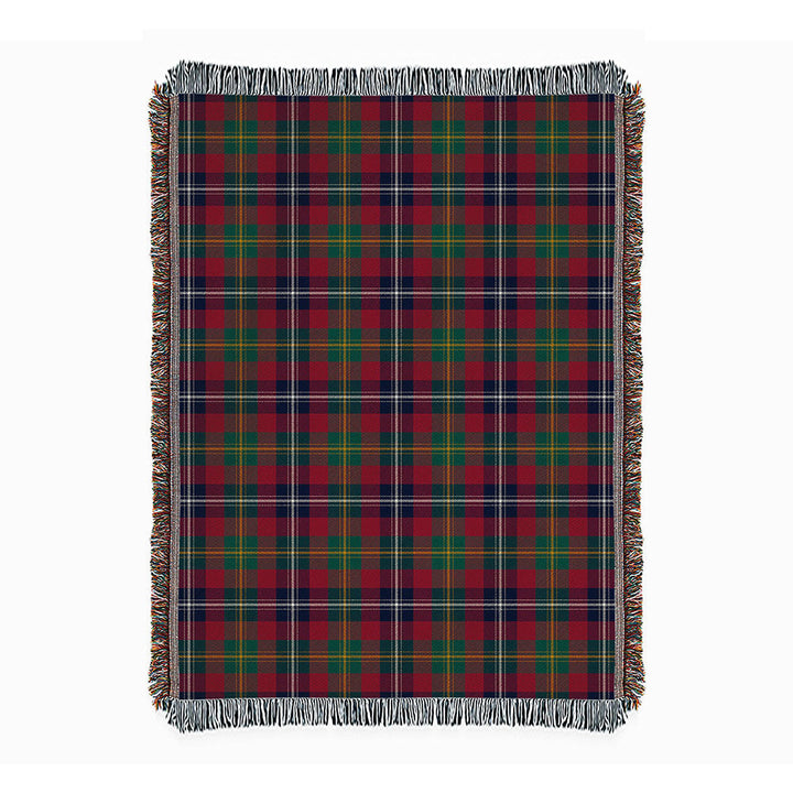 Forrester Modern Clan Badge Tartan Woven Blanket